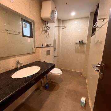 Kitchen in 3 BHK Builder Floor at Ansal Sushant Lok I, Sector 43 – for Rent