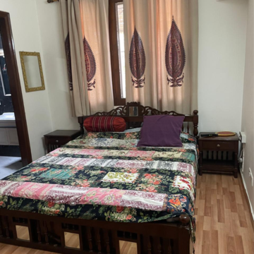 Bedroom in 3.5 BHK Builder Floor at Greater Kailash I – for Rent