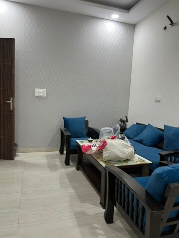 Living Room in 3 BHK Builder Floor at Dhakoli Village – for Rent