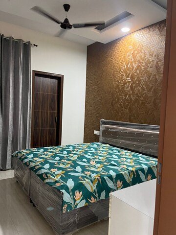 Bedroom in 3 BHK Builder Floor at Dhakoli Village – for Rent