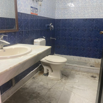 Attached Bathroom in 3 BHK Builder Floor at Kalkaji – for Rent