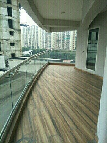 Balcony in 3.5 BHK Apartment at Supertech ORB, Sector 74 – for Rent