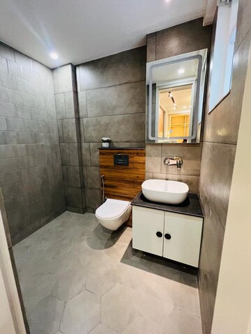 Bathroom in 2 BHK Apartment at Altura Apartments, Ghazipur – for Rent