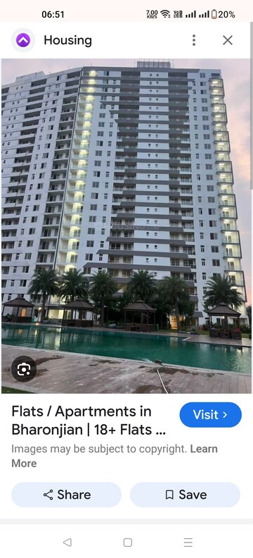 2 BHK Apartment – Exterior View View at Omaxe Lake, North Mullanpur - for Rent