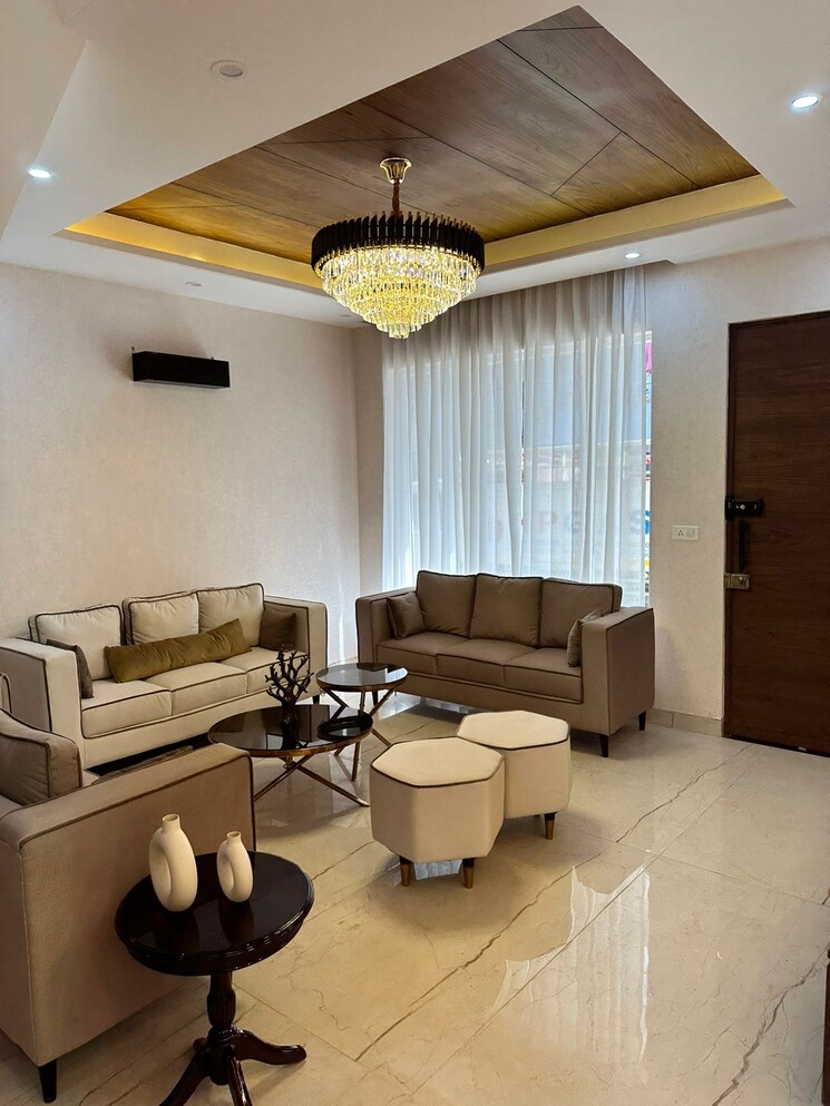 Living Room, ambala highway 4 Bedroom 105 Sq.Yd. Villa In Ambala Highway Zirakpur 8092883