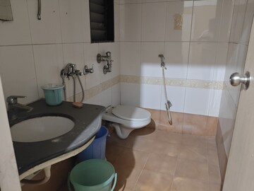 Bathroom in 3 BHK Apartment at Raunak Park, Kokanipada – for Rent