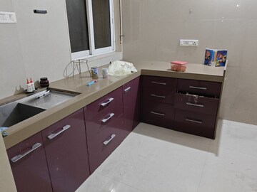 Kitchen in 3.5 BHK Apartment at Kabra Hyde Park, Manpada – for Rent