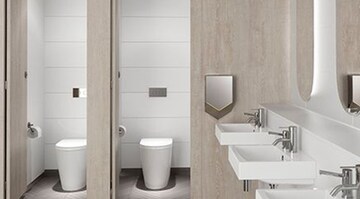 Bathroom in  Office Space at NTPL Times Square, Andheri East – for Rent
