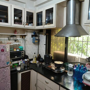 Kitchen in 2 BHK Apartment at New Shantivan, Andheri West – for Rent