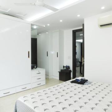 Bedroom in 4 BHK Builder Floor at Kalkaji – for Rent