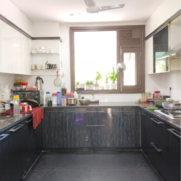Kitchen in 4 BHK Builder Floor at Kalkaji – for Rent
