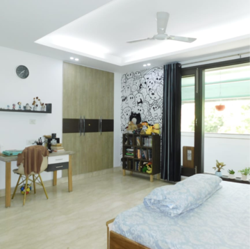 Bedroom in 4 BHK Builder Floor at Kalkaji – for Rent