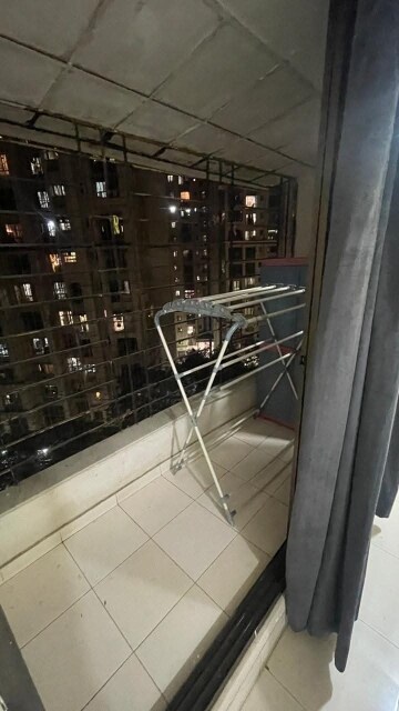 Balcony in 1 BHK Apartment at A V Crystal Tower, Vasai East – for Sale