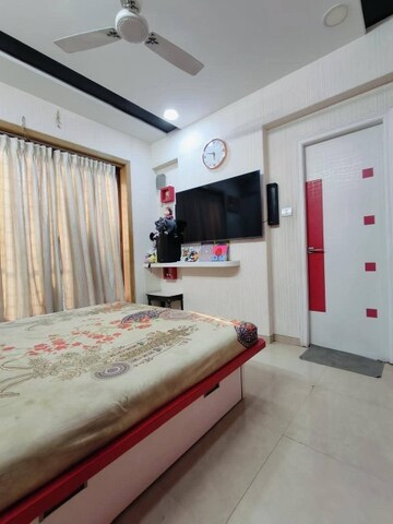 Bedroom in 2 BHK Apartment at A V Crystal Tower, Vasai East – for Sale