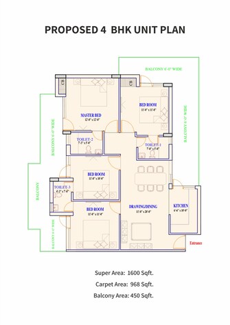 4 BHK Apartment For Resale in Adore Prima Sector 72 Faridabad  8093803