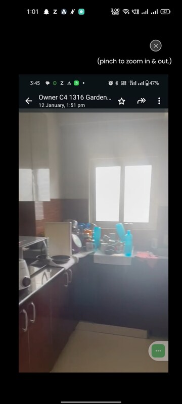 Bedroom in 3 BHK Apartment at Gardenia Gateway, Sector 75 – for Rent