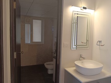 Bathroom in 3 BHK Apartment at Pashmina Waterfront, Old Madras Road – for Rent