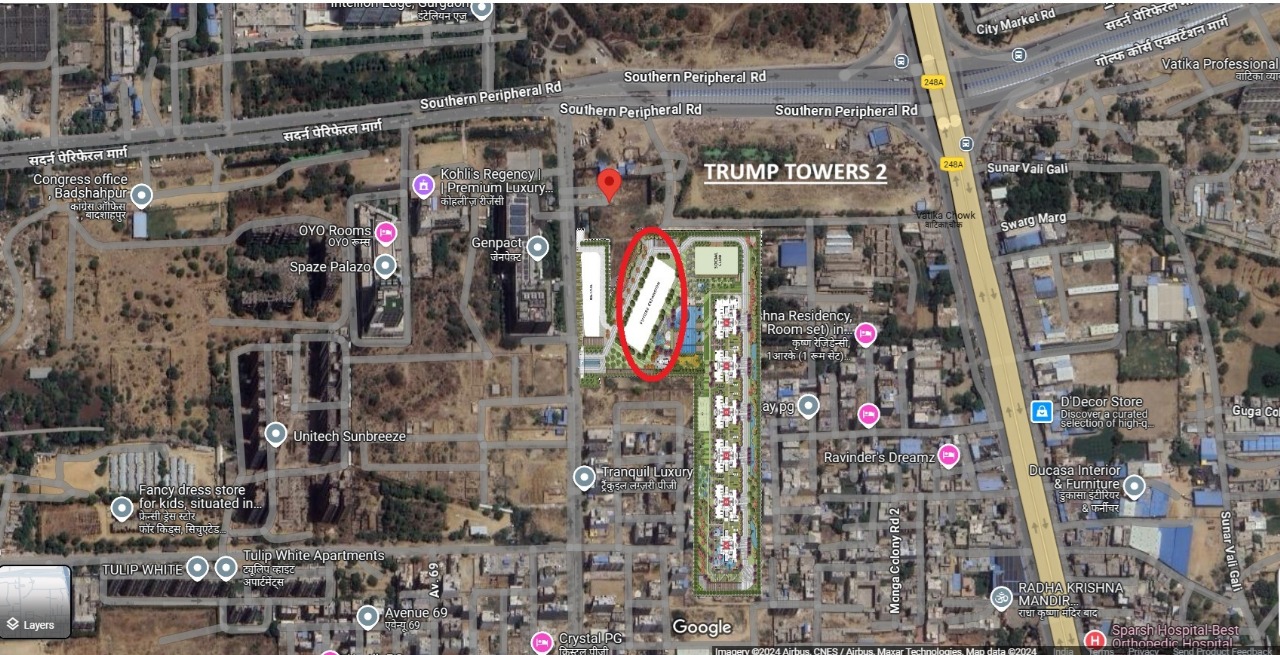 3 BHK Apartment For Sale in M3M Trump Tower