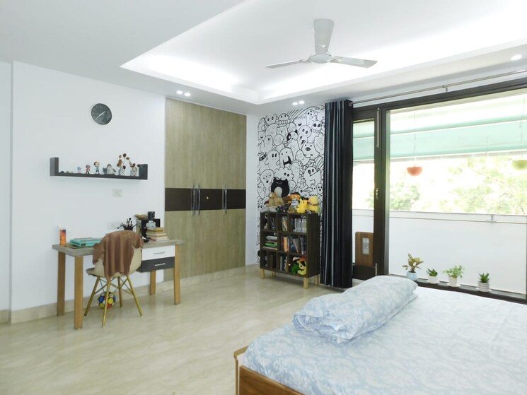 Bedroom, kalkaji 4 Bedroom 2700 Sq.Ft. Builder Floor In Kalkaji Delhi 8094341