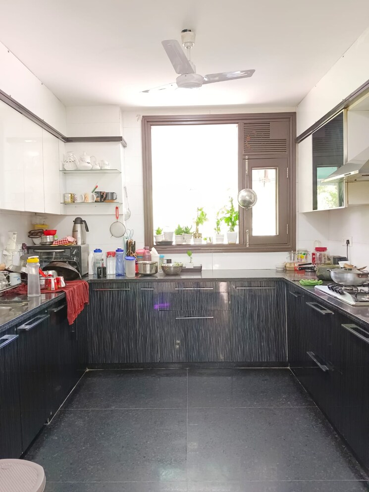 Kitchen, kalkaji 4 Bedroom 2700 Sq.Ft. Builder Floor In Kalkaji Delhi 8094341