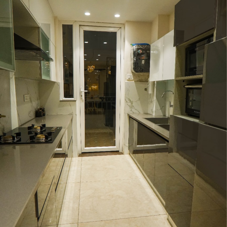 Kitchen, ambala highway 3 Bedroom 1800 Sq.Ft. Apartment In Ambala Highway Zirakpur 8094510