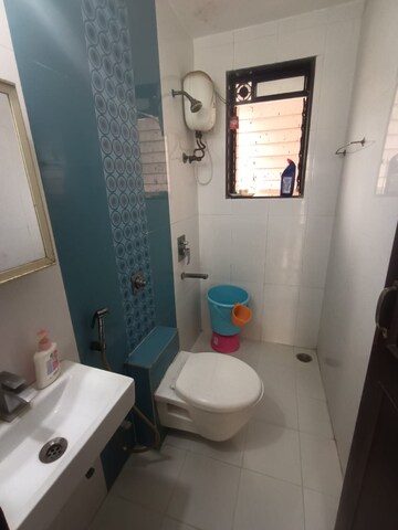 Bathroom in 2.5 BHK Apartment at Galaxy Nebula, Kharghar – for Rent