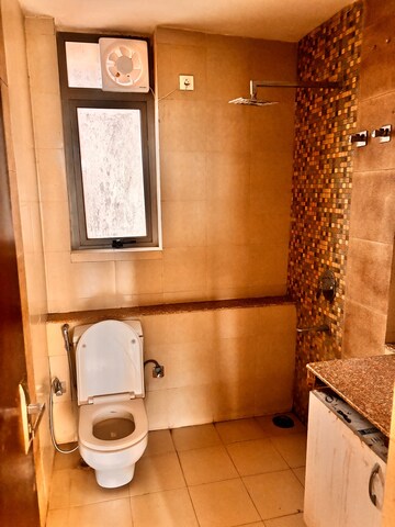 Bathroom in 3 BHK Apartment at Unitech Uniworld Gardens 2, Sector 47 – for Rent