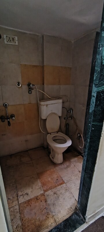 Bathroom in 1 BHK Apartment at Gaurav Residency II, Mira Road – for Rent
