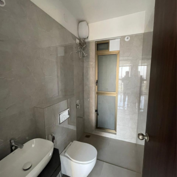 Bathroom in 2 BHK Apartment at Raymond Ten X Habitat, Swastik Garden – for Rent