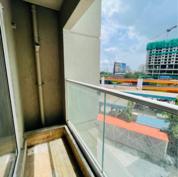 Balcony in 1 BHK Apartment at Ashar Axis, Subhash Nagar – for Rent