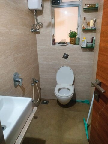 Bathroom in 1 BHK Apartment at Shreeji Vihar CHS, Vasai East – for Sale