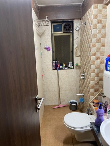 Bathroom in 1 BHK Apartment at Shreeji Vihar CHS, Vasai East – for Sale