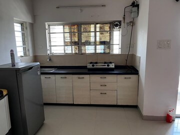 Kitchen in 1 BHK Apartment at Amanora Metro Tower, Hadapsar – for Rent