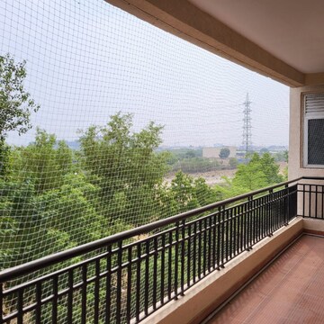 Balcony in 3 BHK Apartment at Central Park II-Bellevue, Tikri – for Rent