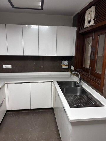 Kitchen in 4 BHK Builder Floor at Panchsheel Enclave – for Rent