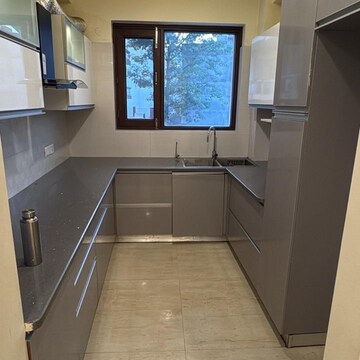 Kitchen in 3 BHK Builder Floor at Ansal Sushant Lok I, Sector 43 – for Rent