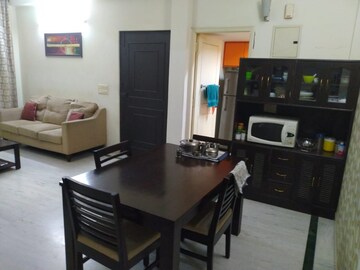 Living Room in 3 BHK Builder Floor at Unitech South City II, Sector 50 – for Rent