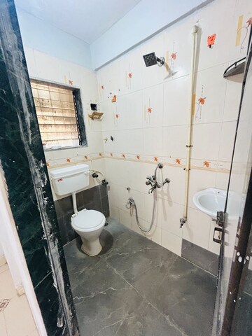 Bathroom in 2 BHK Apartment at Seawoods – for Rent