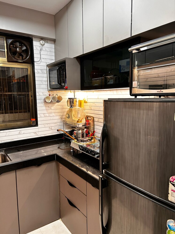 Kitchen, chandak-next 1 Bedroom 342 Sq.Ft. Apartment In Borivali East Mumbai 8094996