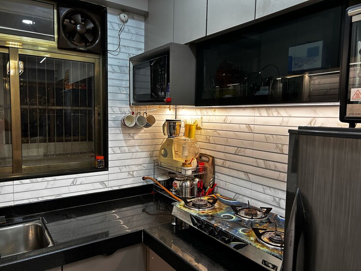 Kitchen, chandak-next 1 Bedroom 342 Sq.Ft. Apartment In Borivali East Mumbai 8094996
