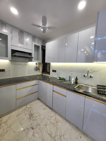 Kitchen in 1 BHK Apartment at Palm Residency Chhatarpur, Chattarpur – for Rent