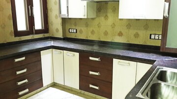 Kitchen in 3 BHK Builder Floor at Greater Kailash I – for Rent