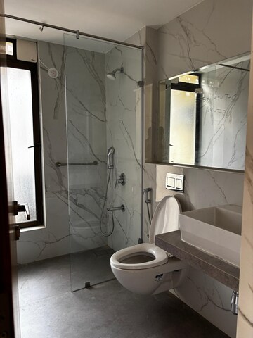 Bathroom in 3 BHK Apartment at Mirchandani Triton, Santacruz West – for Rent