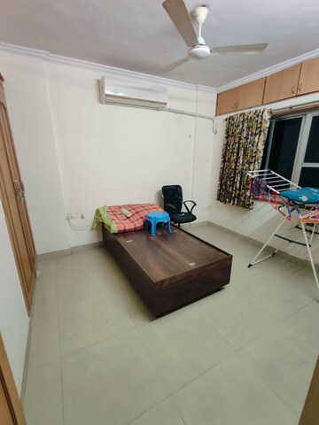 Master Bedroom in 1 BHK Apartment at Shubharambh Complex, Manpada – for Rent