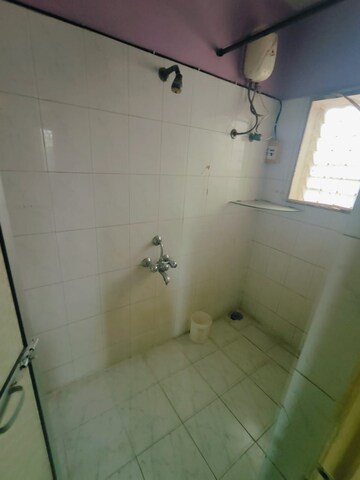 Bathroom in 1 BHK Apartment at Happy Valley, Manpada – for Rent
