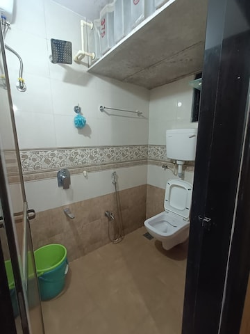 Bathroom in 1 BHK Apartment at Gharonda Housing, Ghansoli – for Rent