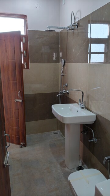 Attached Bathroom in 3 BHK Apartment at Dhakoli Village – for Rent