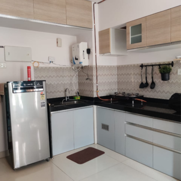 Kitchen in 1 BHK Apartment at Lodha Crown Quality Homes, Saket Complex – for Rent