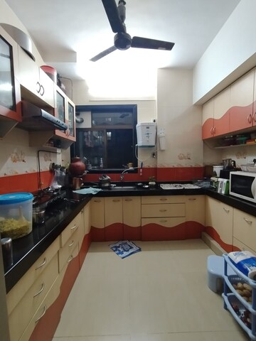 Kitchen in 3 BHK Apartment at Vardhman Vatika, Majiwada – for Sale
