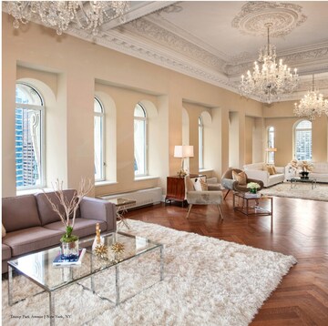Living Room in 3 BHK Apartment at M3M Trump Tower, Sector 65 – for Sale